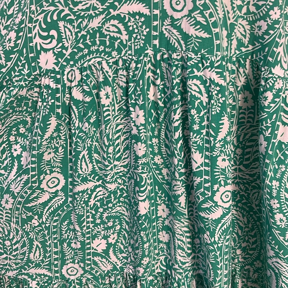 Crown & Ivy Green and White Midi Dress - Picture 4 of 8